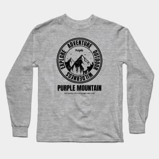 Purple Mountain, Kerry Ireland - Irish Mountains Long Sleeve T-Shirt